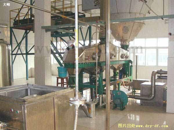 Three levels of low-temperature high-pressure spray granulation drying Series
